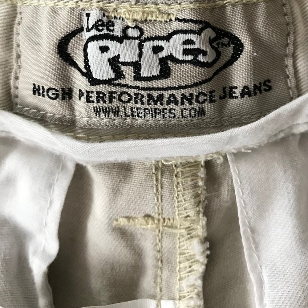 Lee Pipes Women's Short Vintage High Performance Jeans Sz M - Picture 5 of 6